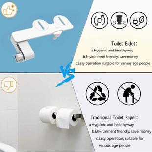 超级厂清家不用电洗洁水身器可折579便叠拆卸妇洗器自带洁双喷嘴