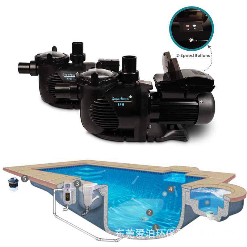 EMAUX意万仕游泳池设备SPH系列循环水泵过滤沙缸poolpump