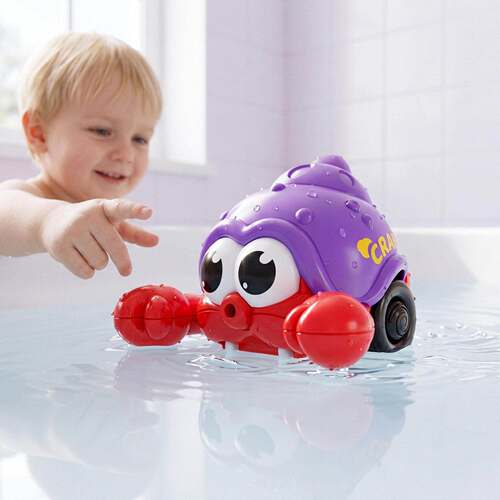 DOWMOO Purple Hermit Crab with Pull String - Cartoon Shaped