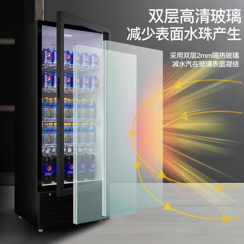 冷藏展示柜饮柜商用柜冰保箱立式鲜料超市啤酒冰柜单门BGF双门