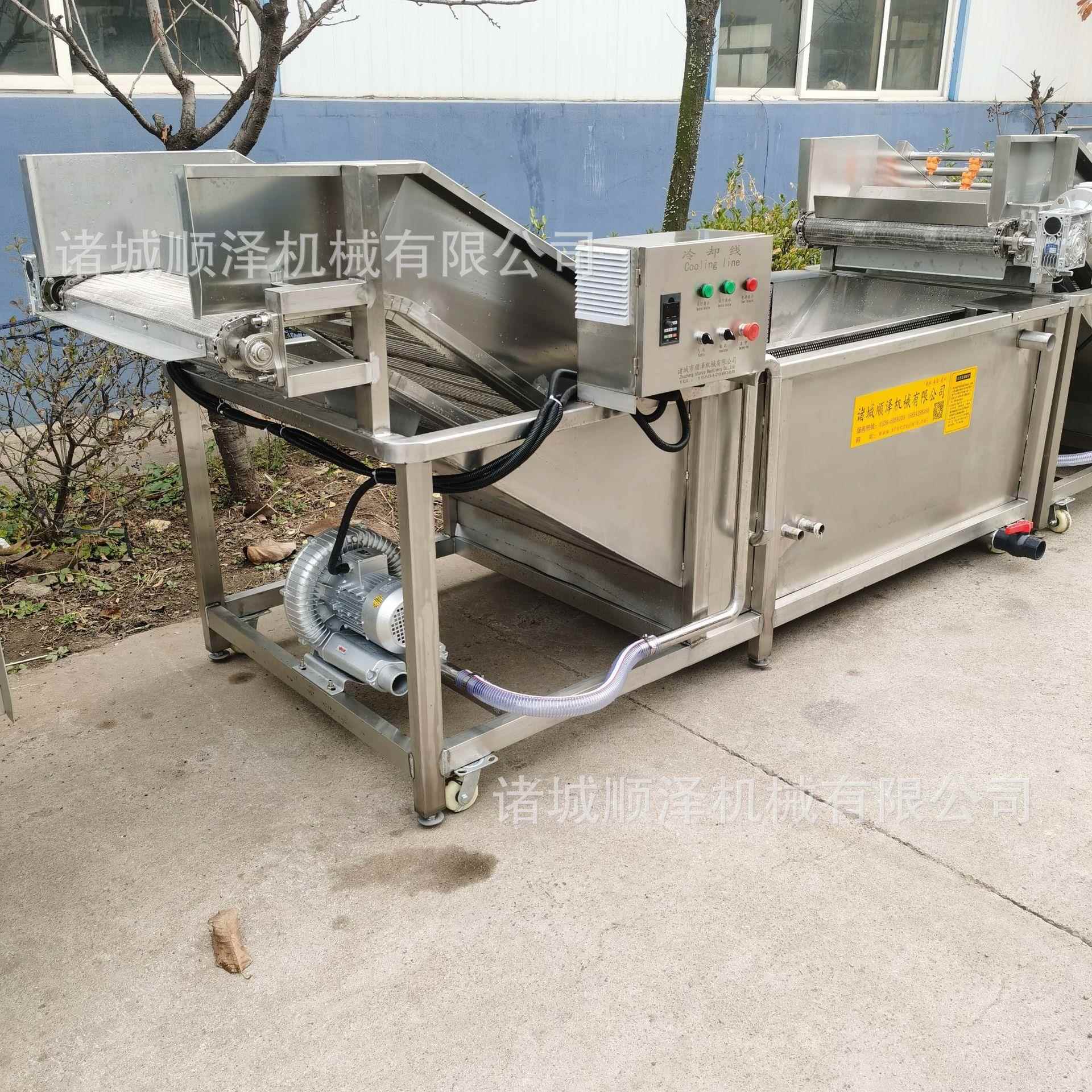 鸡爪蒸煮机乡巴佬鸡爪漂烫预煮机泡椒凤爪蒸煮机流水线