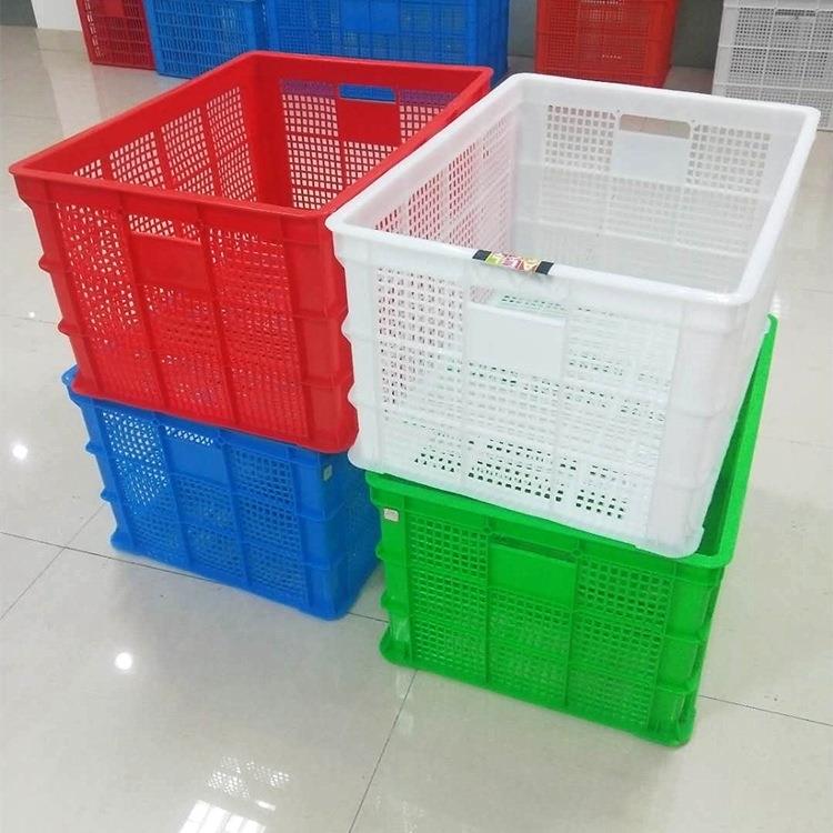 现货多种颜色加厚720塑料周转筐塑料箱物流框江苏浙江HDPE塑料框