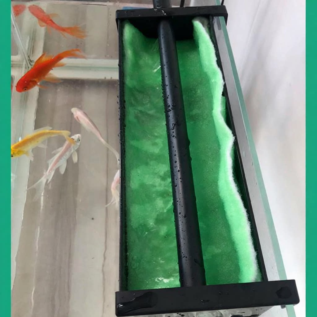 鱼缸带挂钩款上过滤槽过滤盒顶部过滤器可挂式上置顶滤盒上滤