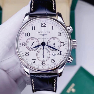 即刻拍9.8新浪琴名匠44MM计时自动机械手表男士腕表L2.693.4.78.3