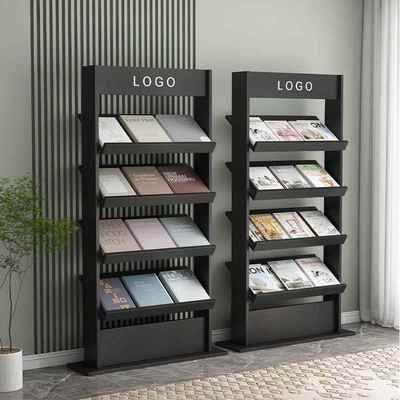 落地杂志架书架书柜木质文件柜书报架期刊架绘本架书架