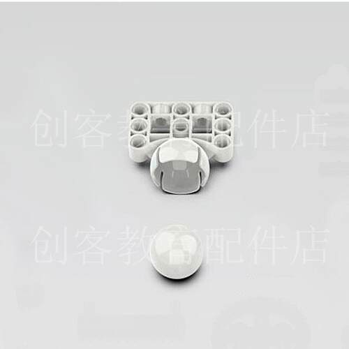 中鸣教育机器人万向轮组件42mm塑料球版配件系列JMP-JM-0237