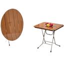 折叠餐桌圆形简易中式 桌实木密度板桌大圆桌小户型家用折叠饭桌