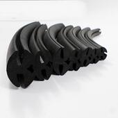 农用车改装 车电工程车机柜三口玻璃条净化设备玻璃密封条皮条嵌箱