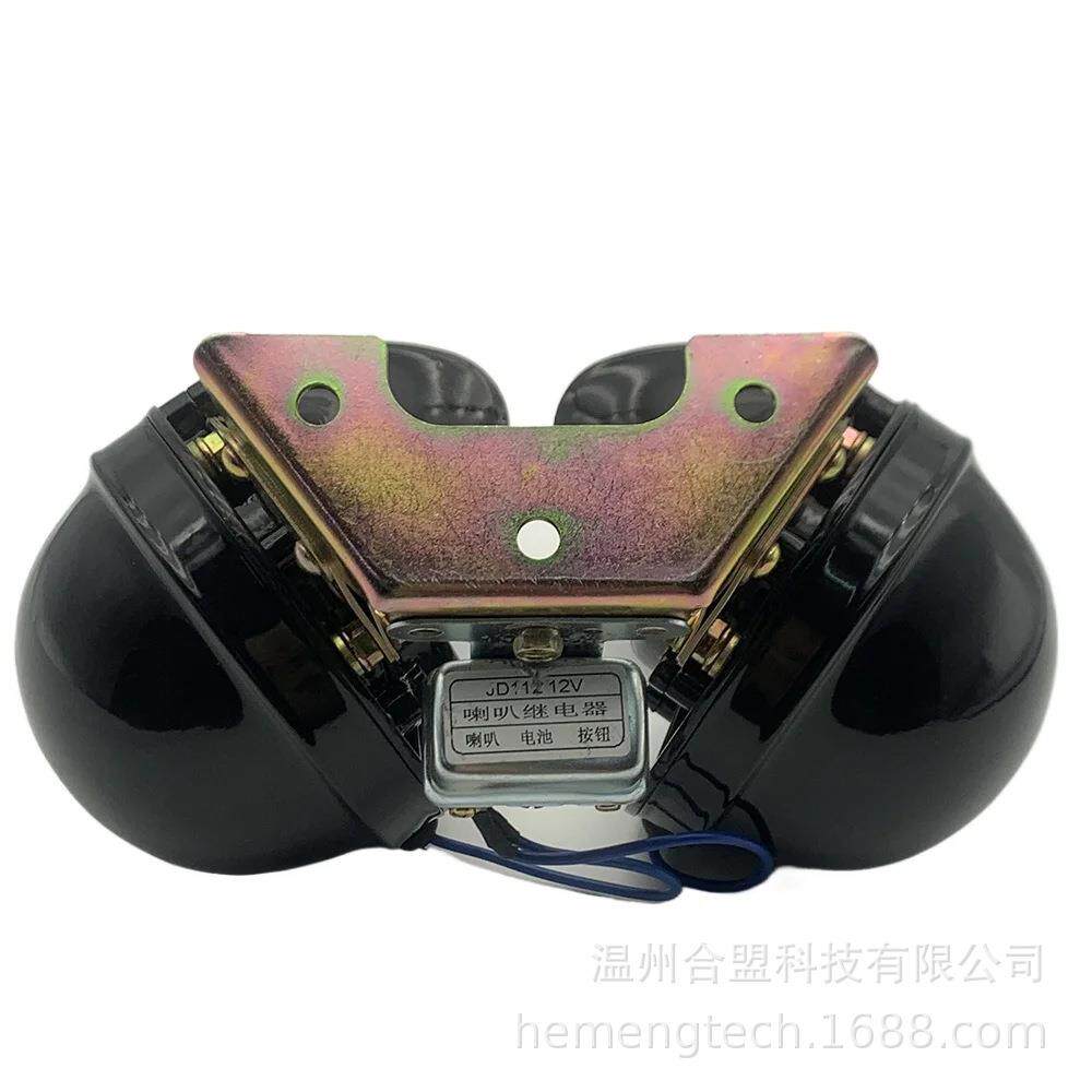 带有继电器DL34大型蜗牛喇叭，用于12V/24V汽车越野车