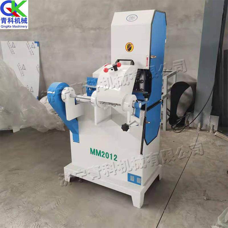 拖把去毛刺打磨抛光机 电动双带圆木棒磨砂机 擀面杖立式砂带机