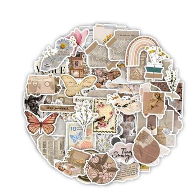 360pcs ins aesthetic vintage journaling stickers scrapbook