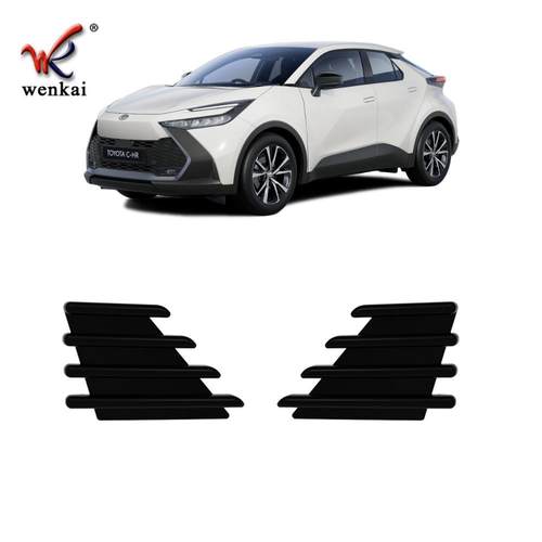 适用于24款丰田欧版CHR改装前保险杠专用雾灯风口导流装饰面板