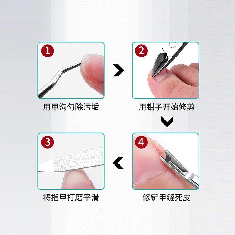 不锈钢指甲钳现货批发美甲工具