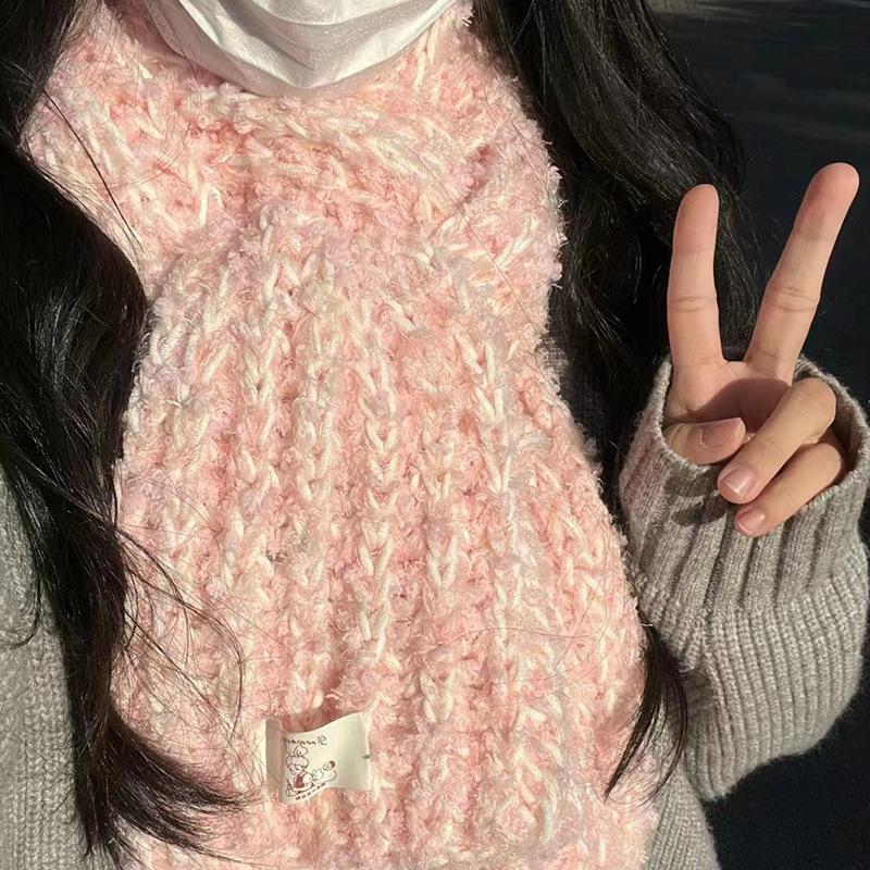 DIY马海毛批发围巾渐变毛线纱线