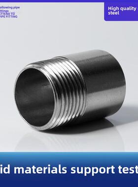 304不锈钢单线316L水管外丝螺纹外齿焊接管接头4点6点1英寸Dn15