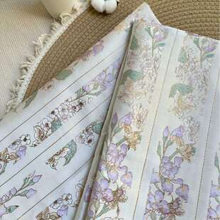 整版织金妆花眉子bjd娃衣布料衣缘领缘袖缘明制贴边宋制汉服布料