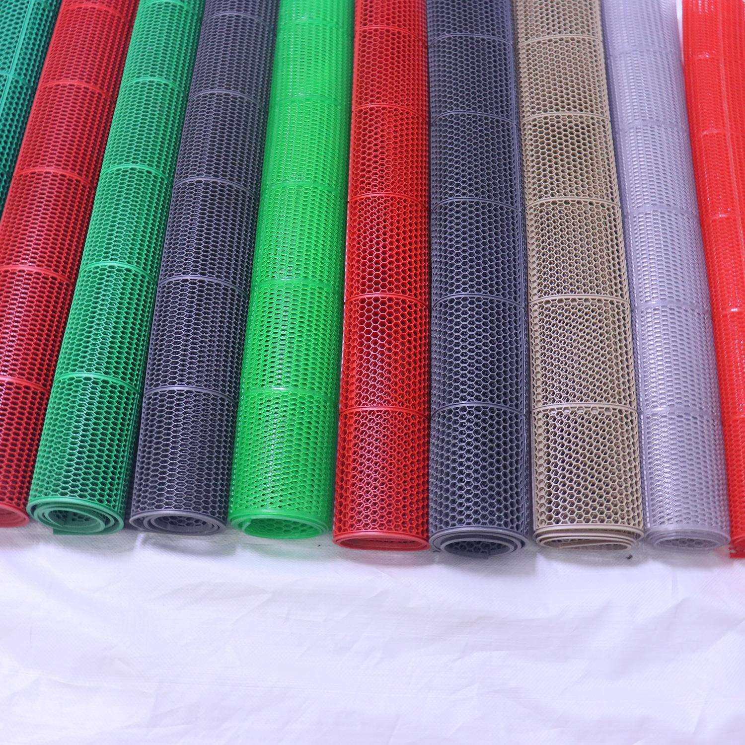 PVC加厚镂空地垫浴室卫生间防滑垫子入户进门垫户外泳池全铺地毯