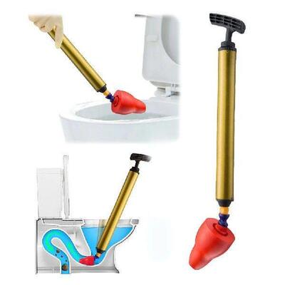 Toilet Unclogger High Pressure Sink Clogged Plunger 180