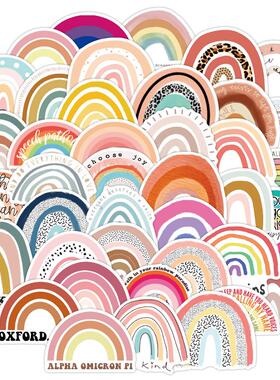 10/30/50PCS Colorful Rainbow Bridge Cartoon Stickers DIY Mot