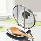 锅盖架壁挂式 架子菜板砧板架挂架 厨房置物架免打孔收纳架放锅盖