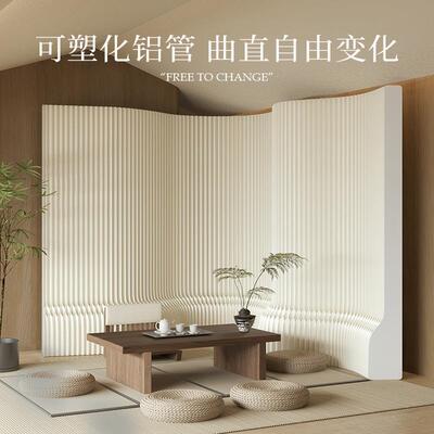 展会约客厅折叠移关动玄现代简新款门店遮可挡曲径屏风MNQ隔断