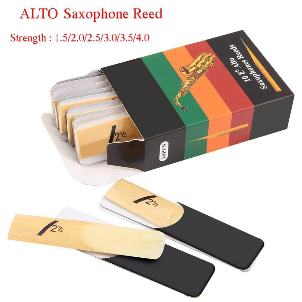 10 Pack Eb Alto Sax Saxophone Reeds Sngth 1.5 2.0 2.5 3.0 3. - 实物图