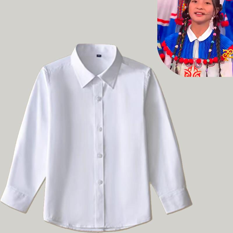 高档春晚同云款盘披肩肩儿童演出男女童合服唱服问月民族风舞蹈玉