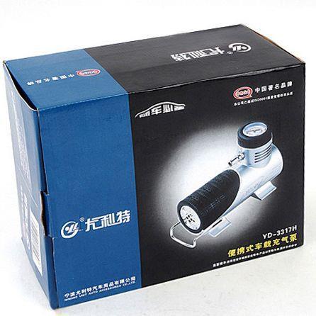 车载充气泵单缸车载打气泵车用带灯迷你充气机YD-3317