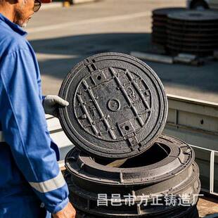 圆形球墨铸铁压力井盖雨水污水压力井盖河道压力井下水道排水井