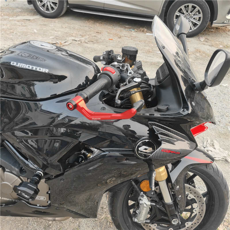 适用摩托车 杰迪 K750 杰750 铝合金手把牛角护手车把保护杆配件