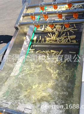 预制菜油炸流水线设备 裹浆裹粉类蔬菜串油炸机 车间布局发货迅速
