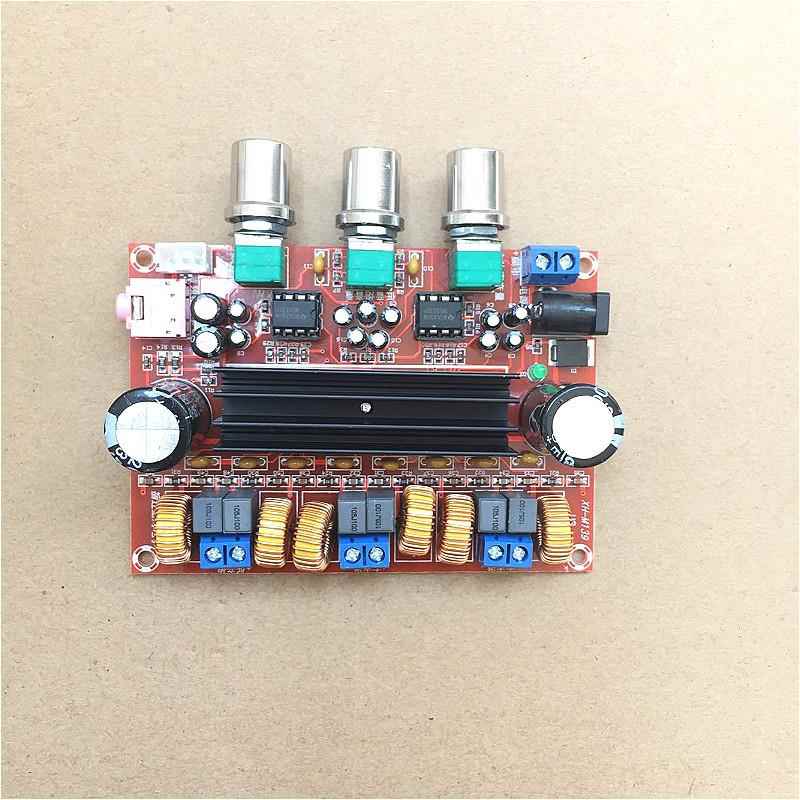 XH-M139 2.1声道数字功放板 12V-24V宽电压 TPA3116D2 2*50W+100W