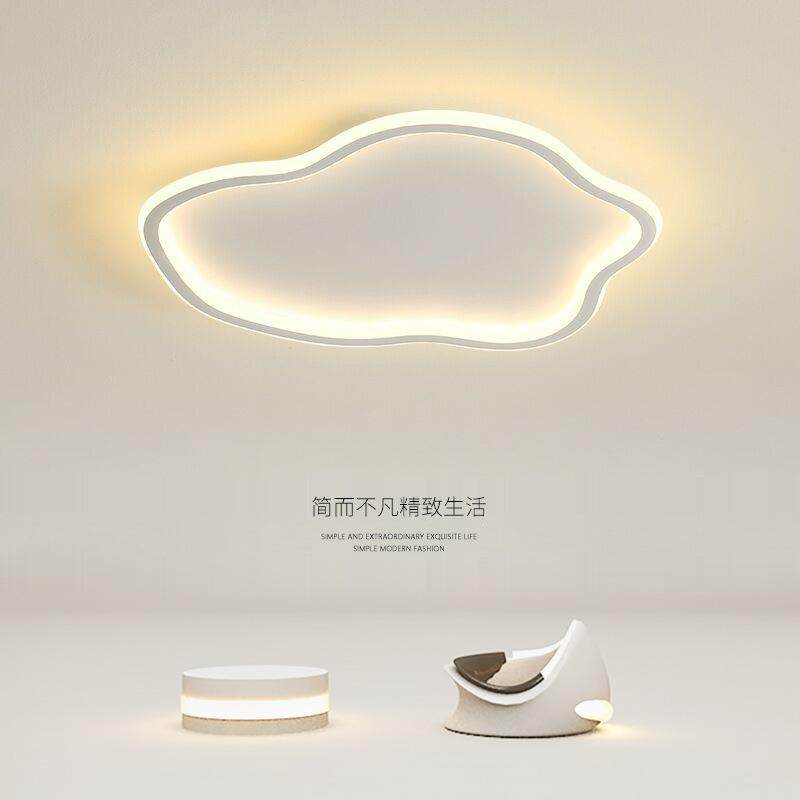 极简云朵灯具北欧简约现代房间灯吸顶灯主卧室睡房创意灯儿童房灯