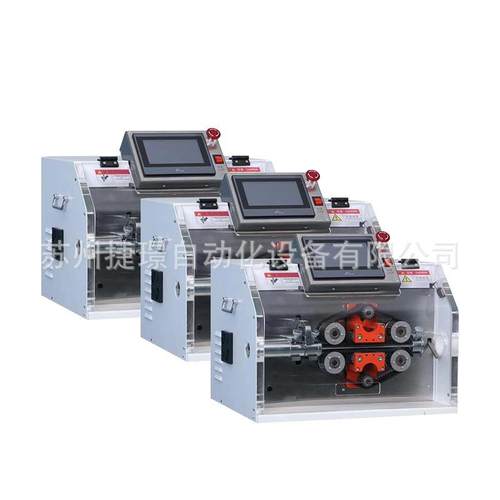 捷璟厂JW-B30全自动波家纹管管切管机橡胶切管QCJ管机PVC切管机