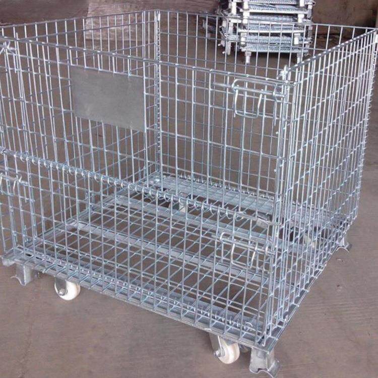 仓储笼车苏州带脚轮可移动快件包裹周转捡货工具车仓储笼小推车