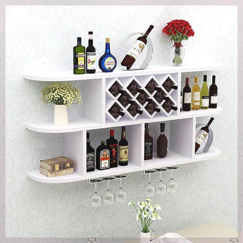 红酒格架现代简约壁挂酒柜酒架墙上置物架菱形酒格餐厅挂壁挂酒柜,住宅家具,酒架,淘宝优惠券,粉丝福利购,淘宝优惠卷