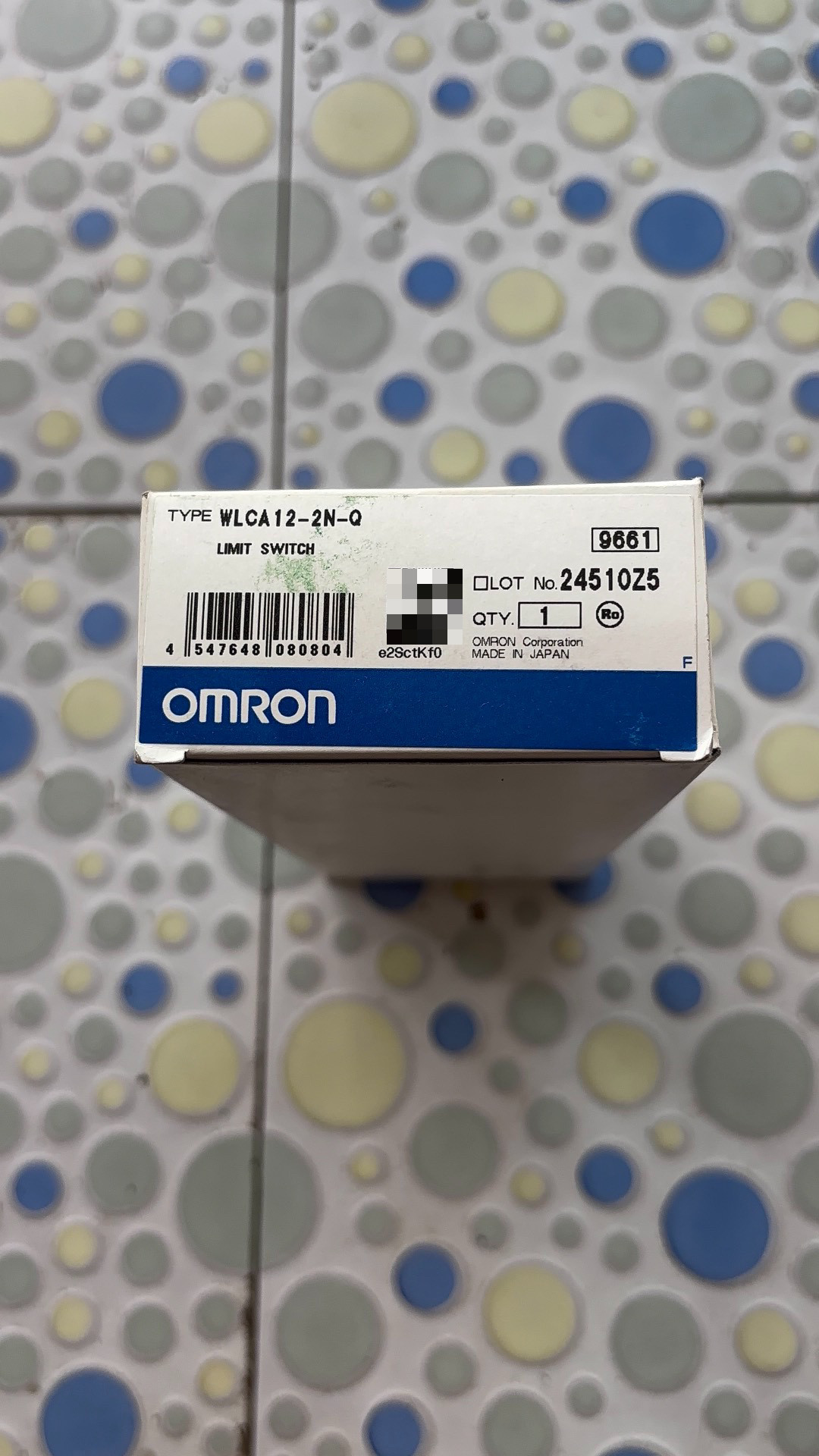 欧姆龙WLCA12-2N-Q  行程限位开关