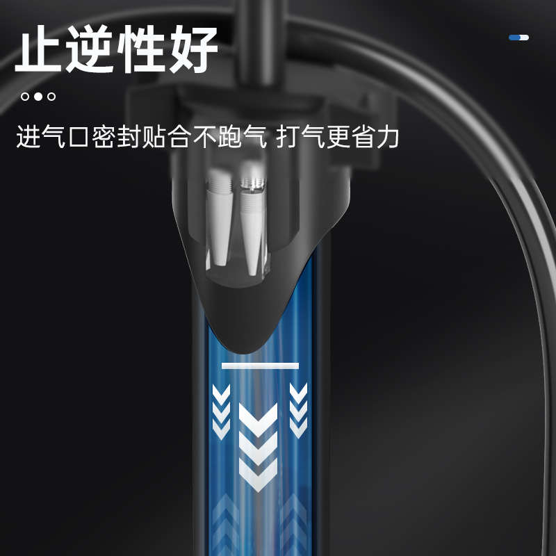 自行车打气筒家用充气泵电动电瓶摩托车高压汽便携气管子篮球通用