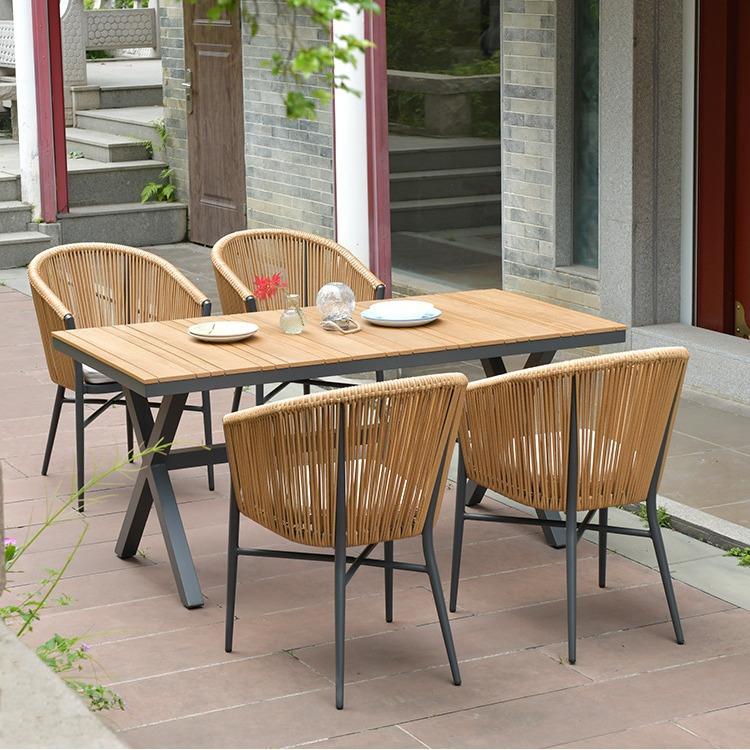 户外庭桌椅室外墅露别天园花桌椅MDB-5311藤椅露台阳台休闲院桌椅