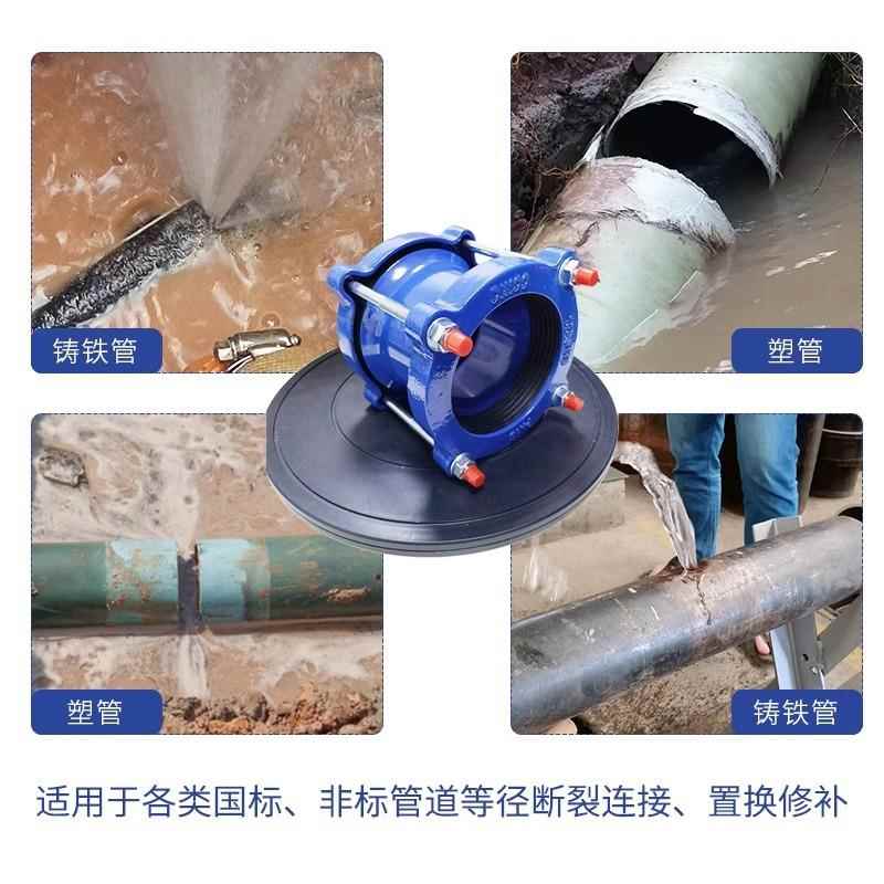 性补偿接头铁广围941管道连接器铸不锈钢管补偿活接头直范接柔联