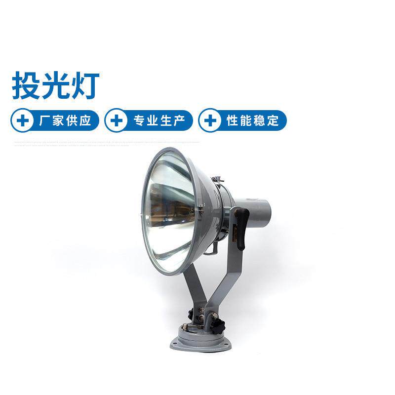 船用投光灯TG7 自镇流汞灯泡500W 户外作业灯/码头工作照明灯