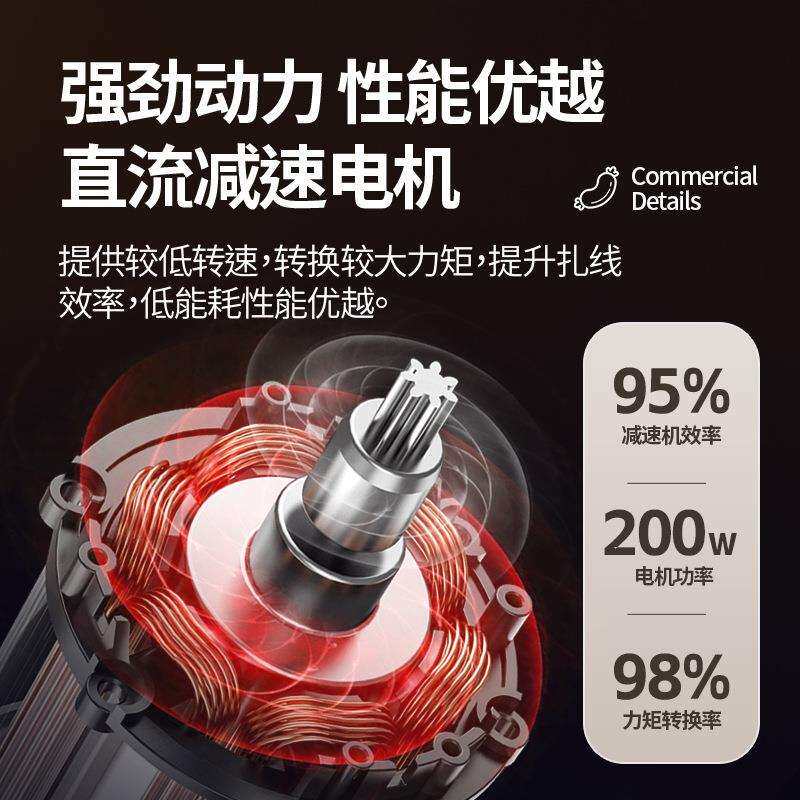 香肠扎线机商用电动自动腊肠绑线定量分节机热狗捆线机香肠打结机