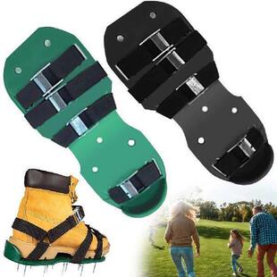 1 Pair Grass Loose Soil Tool Adjustable Belt Lawn Aerator