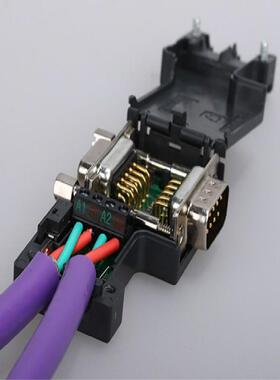 6GKDP总线连接器接头PLC6ES7972-0BB52-0XA090度电缆出线