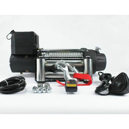 厂家直销12v/24v13000磅电动绞盘 越野车绞盘 自救脱困绞盘