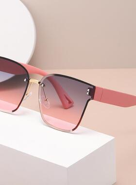 Unisex Modern Polarized Sunglasses Frameless Gradient