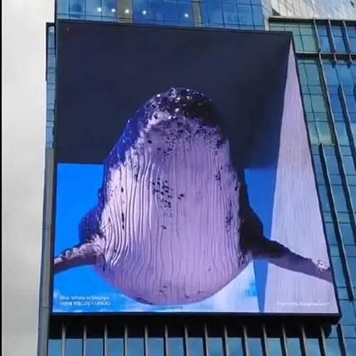 新林 3D裸眼横竖屏沉浸式立体3D广告展示牌LED高清视频素材大屏幕
