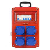 移动 四工地配电现货220v 工业箱 施工防雨厂家箱手提式