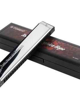 高档日本通宝口乐琴套装6624S复4音2孔C调学生初学成人练习专业奏