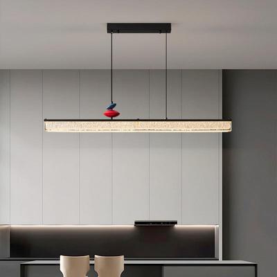 意式极简餐厅吊灯现代简约餐厅灯轻奢高级感餐桌吊灯吧台岛台灯具